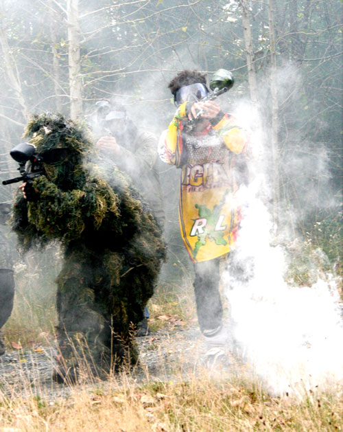 smoke grenade paintball